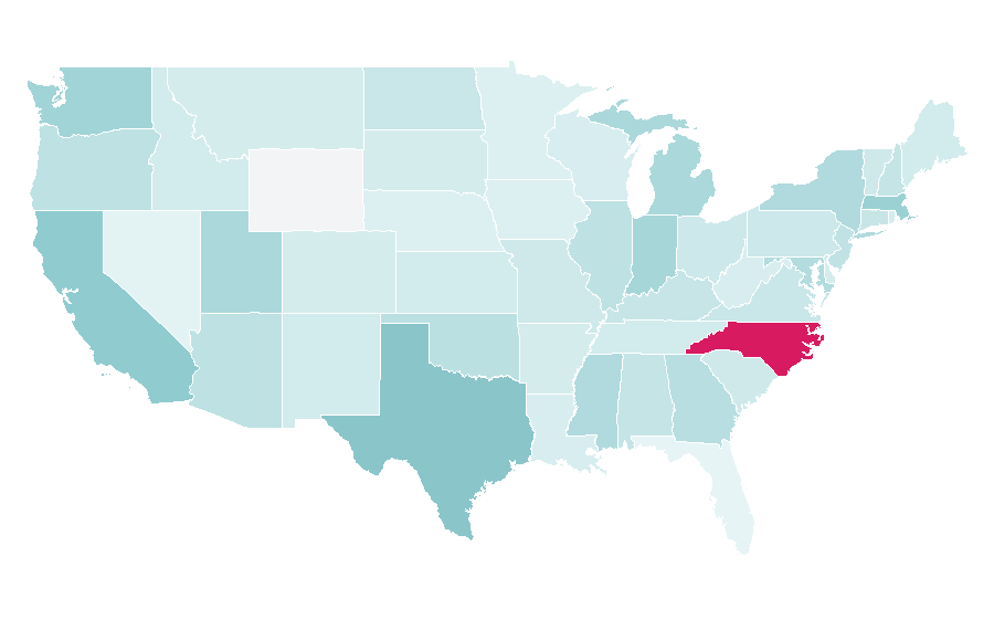 Affinity by region — Computer-aided design, United States