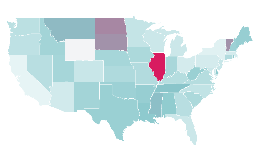 Affinität nach Region — Computer file, USA