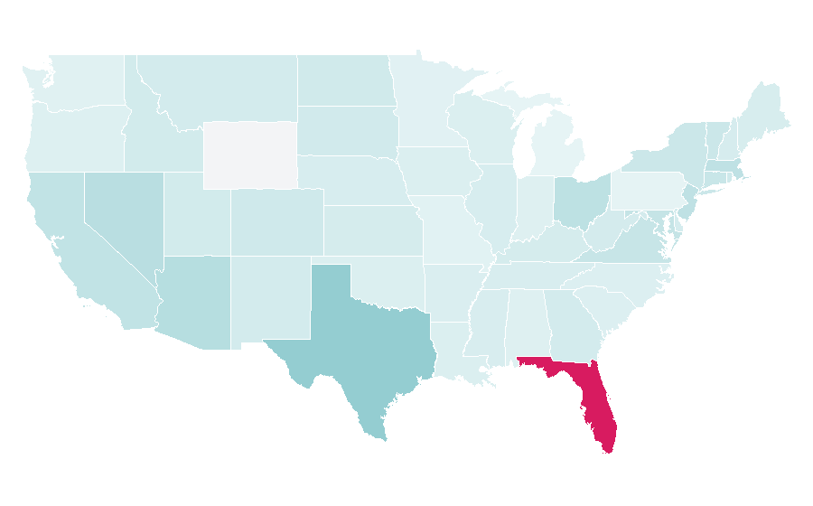 Affinity by region — Condominio, United States
