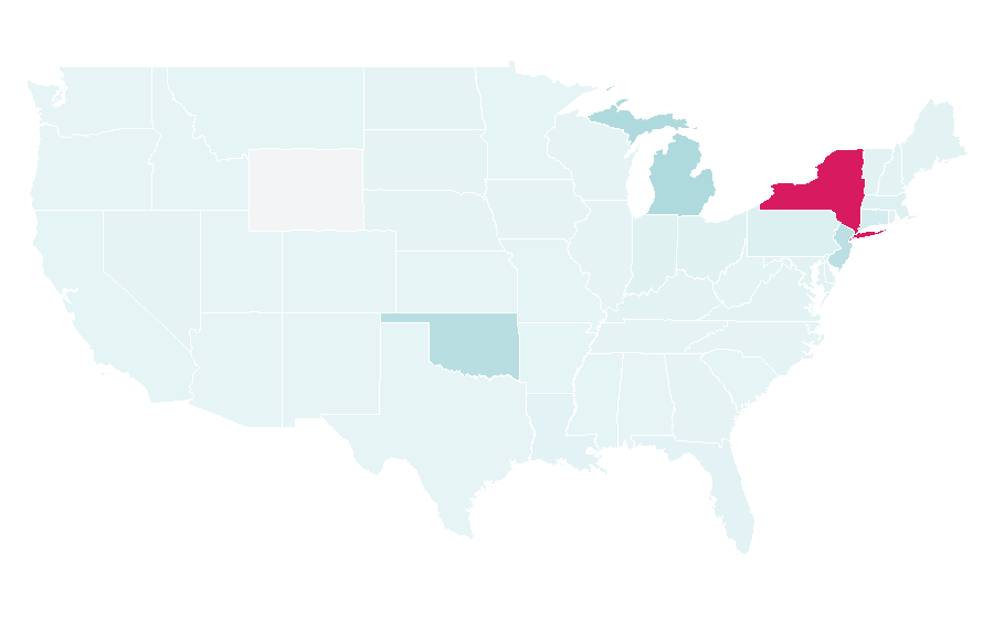 Affinity by region — Coney Island, United States