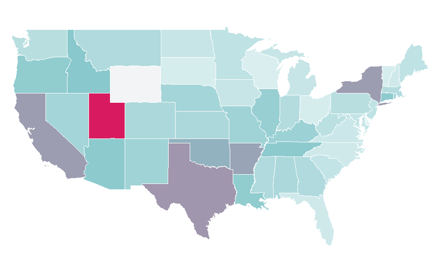 Affinity by region — Confessions of a Teenage Drama Queen, United States