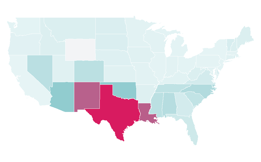 Affinity by region — Conn's, United States