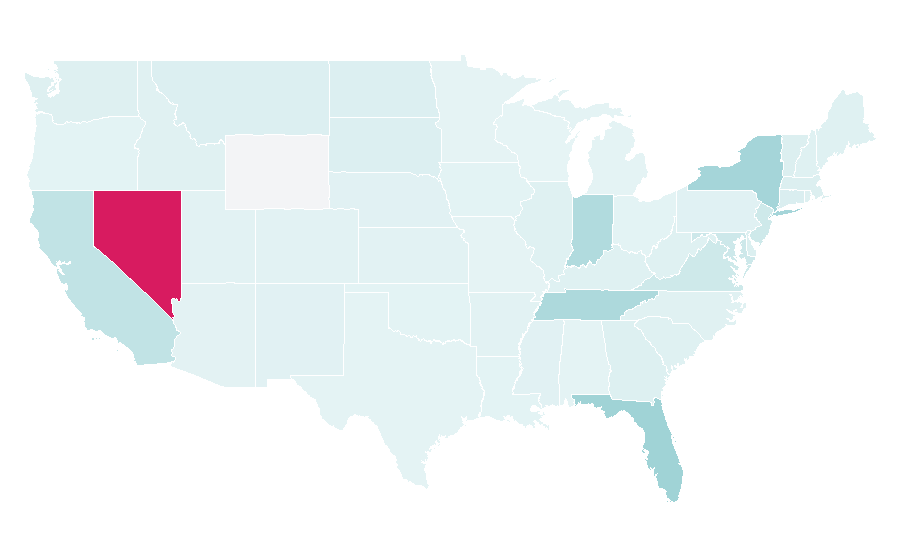 Affinity by region — Conrad Hotels, United States