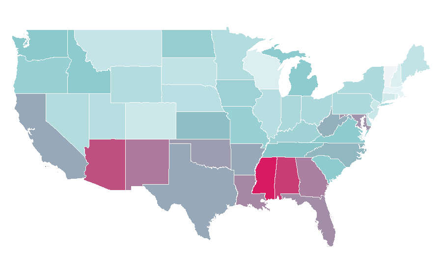 Affinity by region — Consequence (rapper), United States