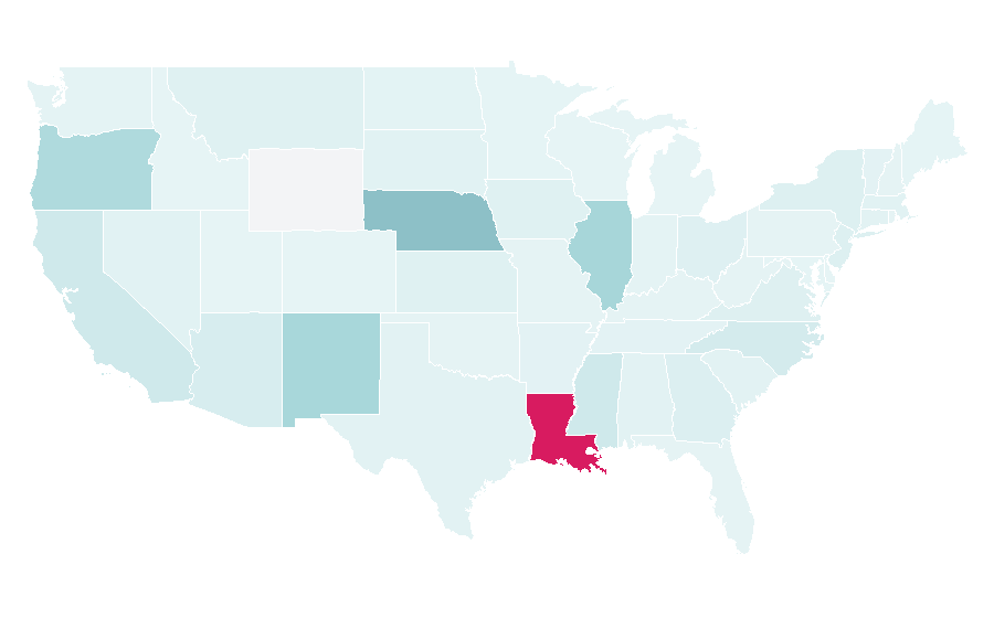 Affinity by region — Consolidated Contractors Company, United States
