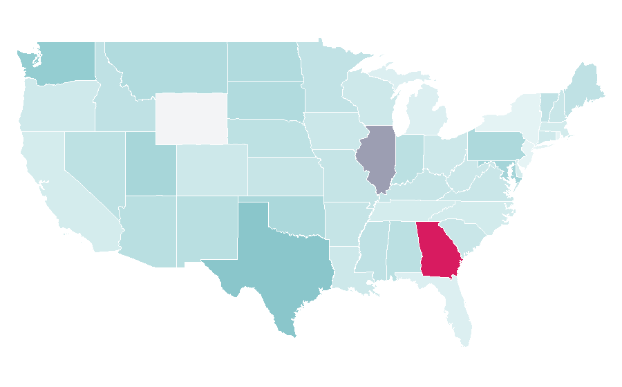 Affinity by region — Constellation, United States