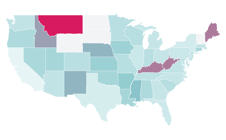 Affinity by region — Construction and management simulation, United States
