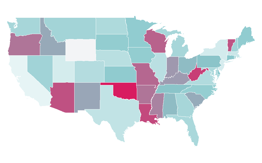 Affinity by region — Consumer Cellular, United States
