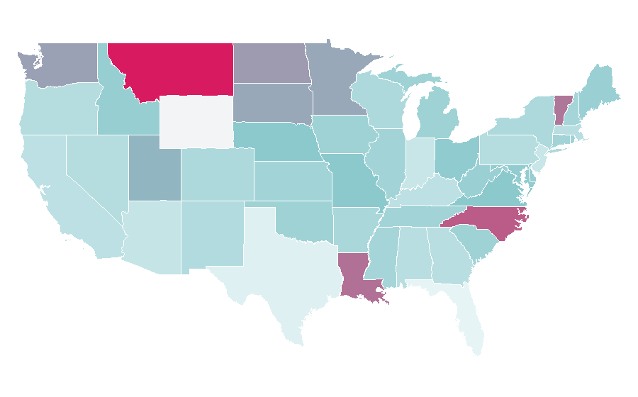 Affinity by region — Consumer debt, United States