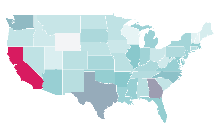 Affinity by region — Conviction (2010 film), United States