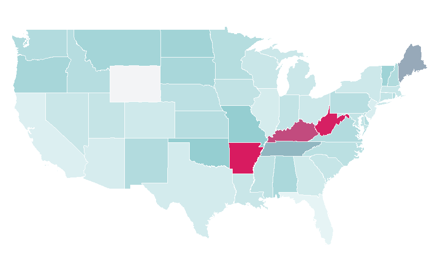 Affinity by region — Cook stove, United States