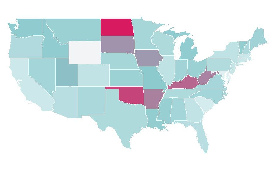 Affinity by region — Cookie Clickers, United States