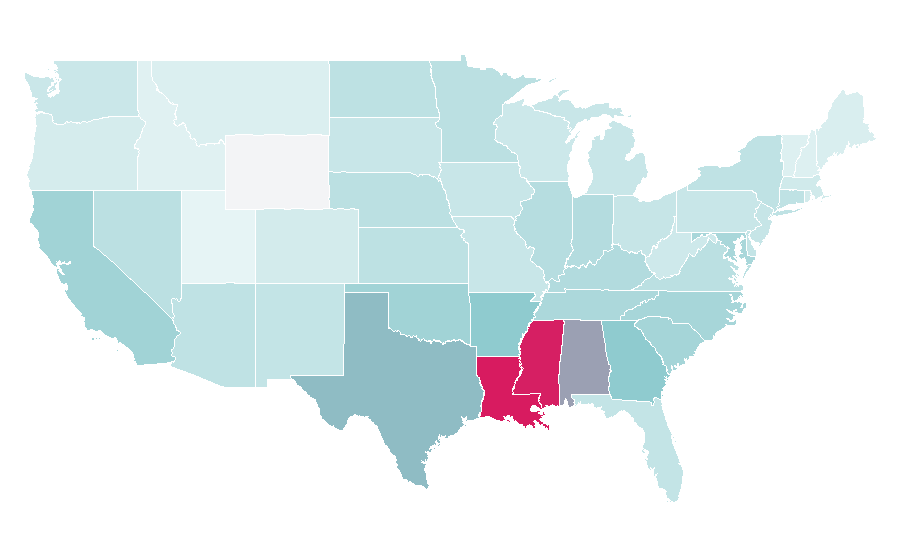 Affinity by region — Cooking oil, United States
