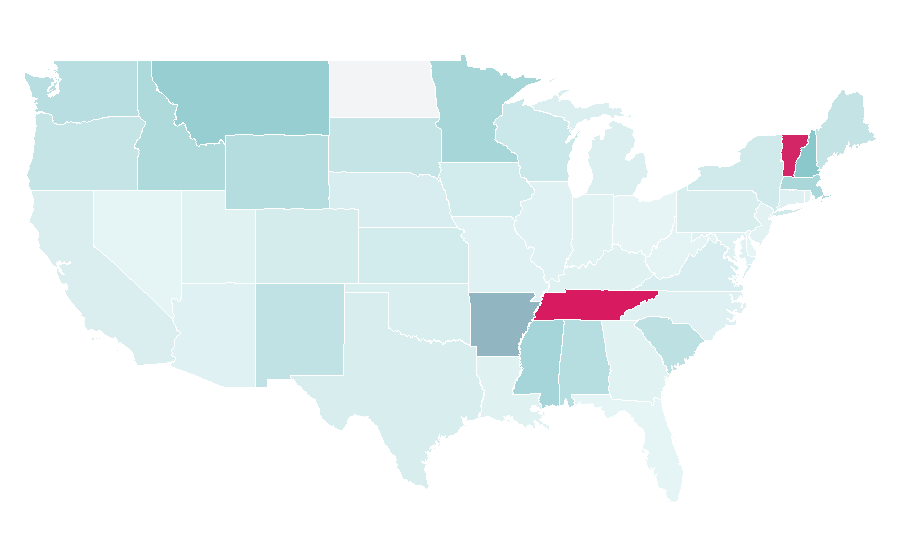 Affinity by region — Coop, United States