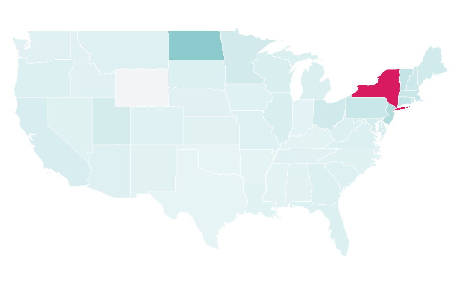 Affinity by region — Cooperstown, New York, United States