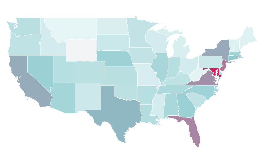 Affinity by region — Copa del Rey, United States