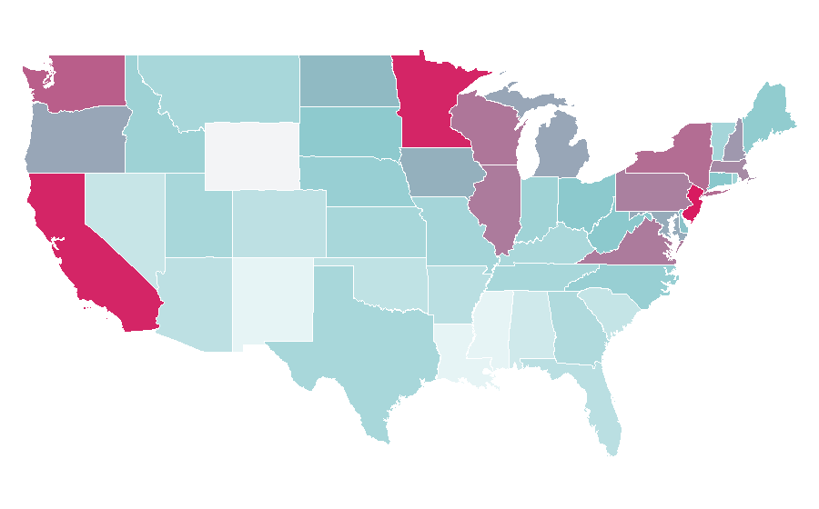 Affinity by region — Corelle, United States