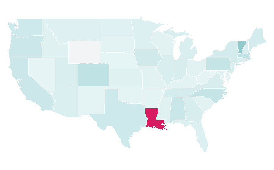 Affinity by region — Cork (city), United States