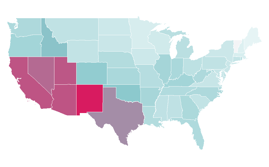 Affinity by region — Corpse Bride, United States