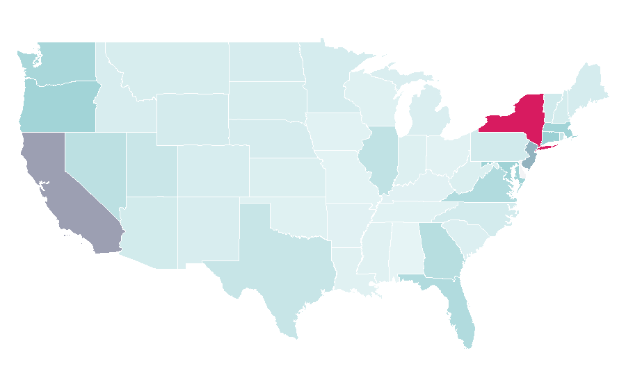 Affinity by region — Corteiz, United States