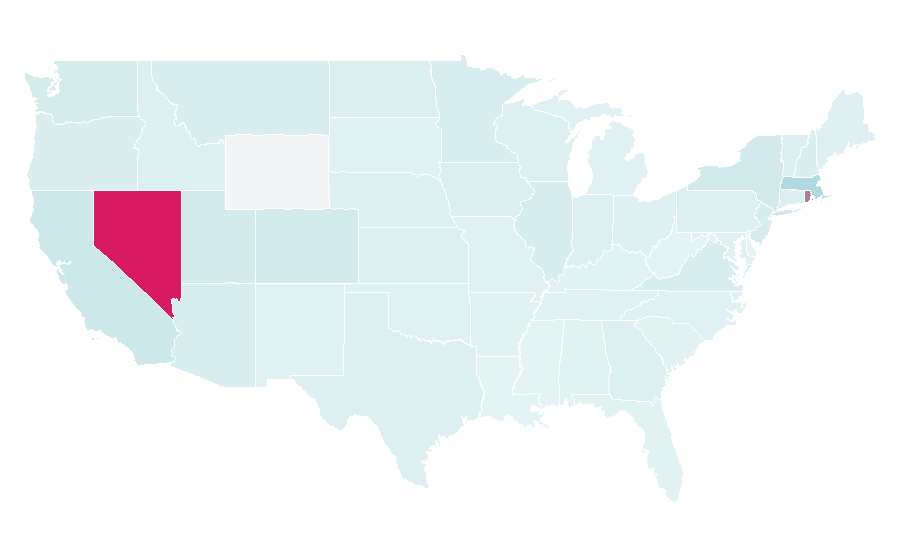 Affinity by region — Cosmopolitan (magazine), United States