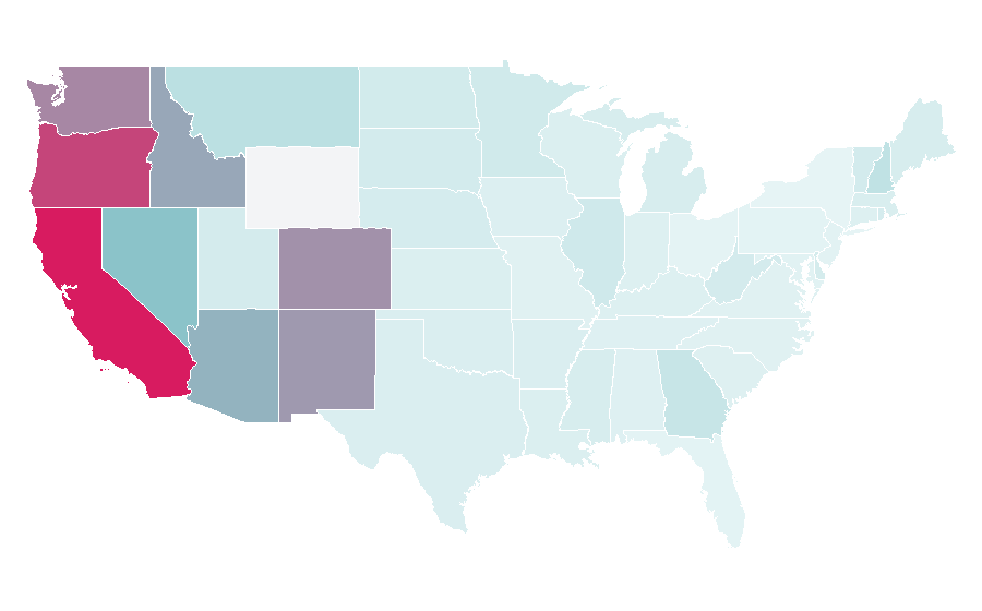 Affinity by region — Cost Plus World Market, United States
