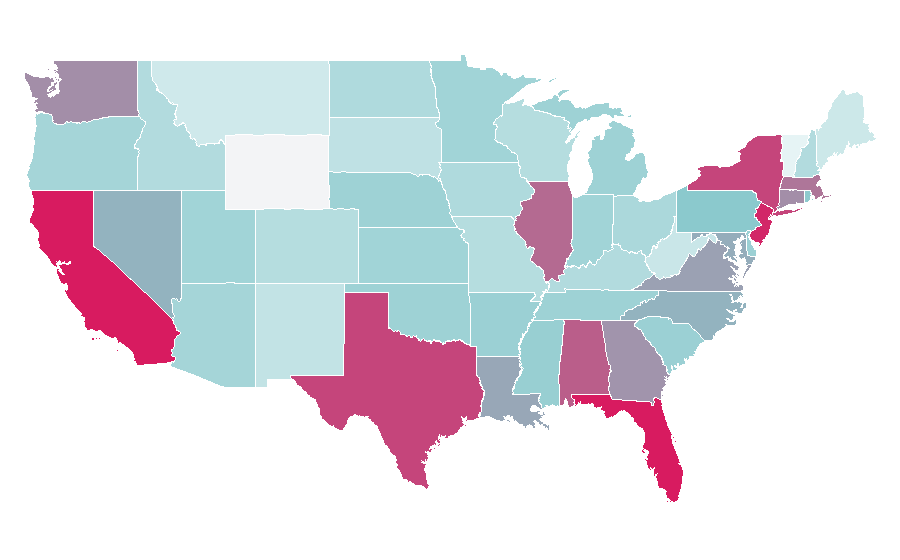Affinity by region — Cottage cheese, United States