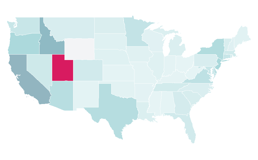 Affinity by region — Cotton On, United States