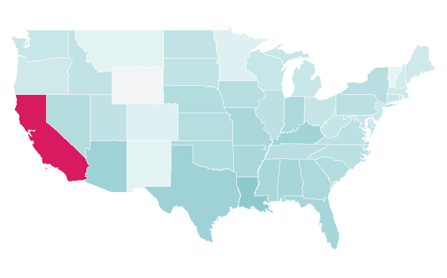 Affinity by region — Countdown (supermarket), United States