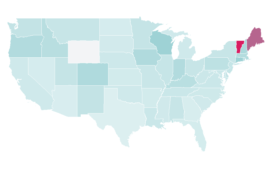 Affinity by region — Counting Crows, United States