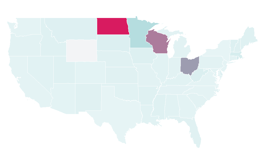 Affinity by region — Country Fest, United States