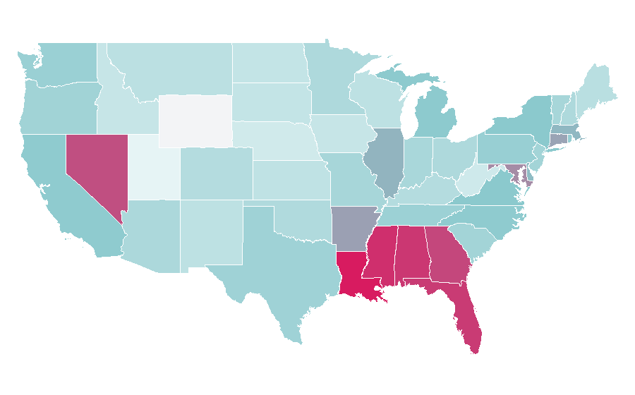 Affinity by region — Courvoisier, United States