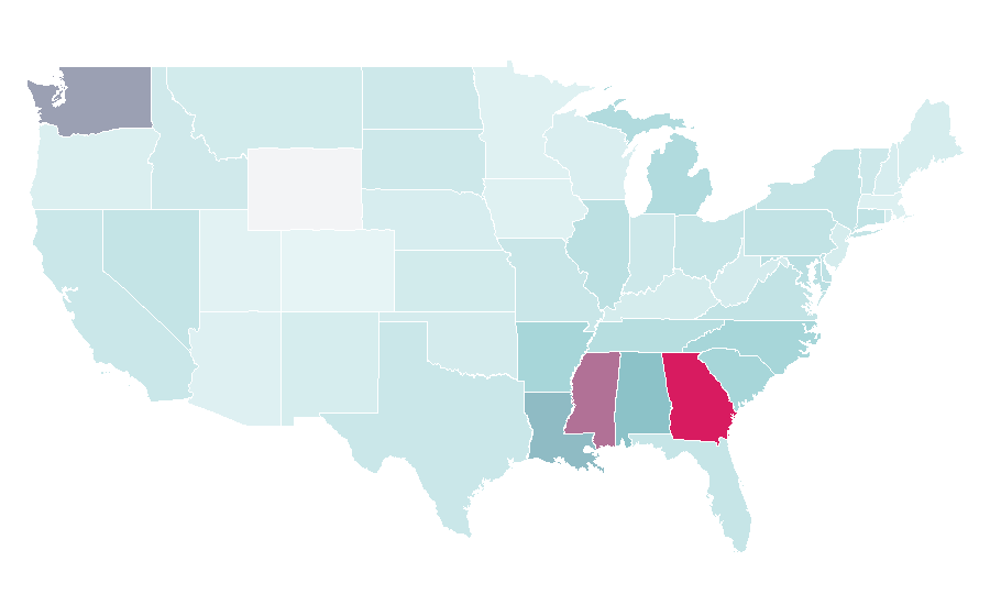 Affinity by region — Cover art, United States