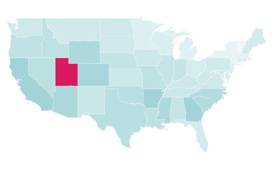 Affinity by region — CR England, United States