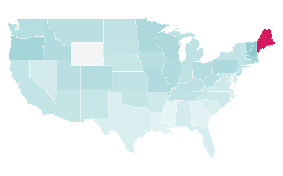 Affinity by region — Craig Ferguson, United States