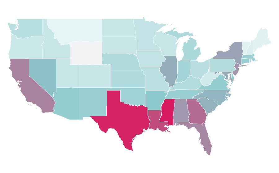 Affinity by region — Cranberry juice, United States