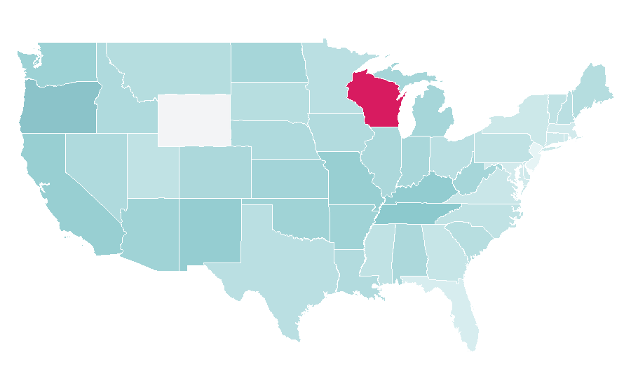 Affinity by region — Crank (film), United States