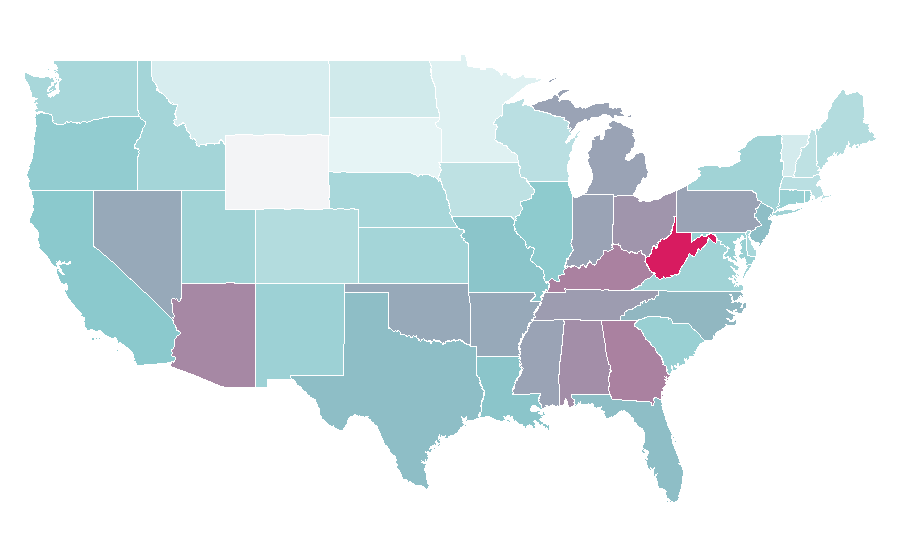 Affinity by region — Crash Bandicoot, United States
