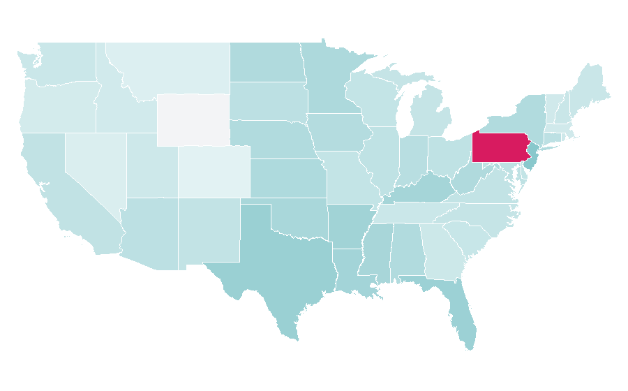 Affinity by region — Crayola, United States