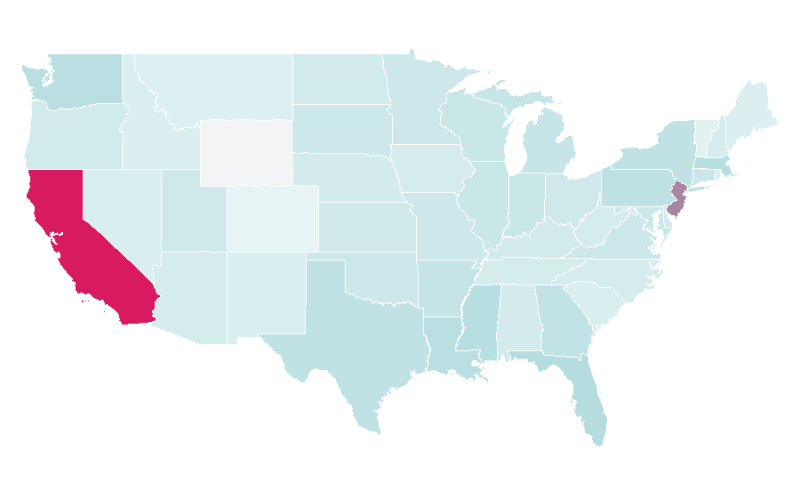 Affinität nach Region — Cream, USA