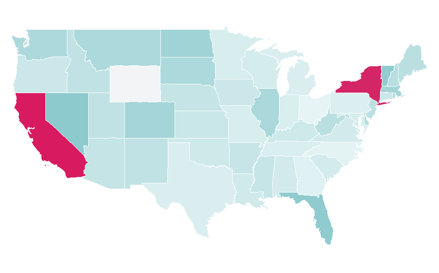 Affinity by region — Creamfields, United States