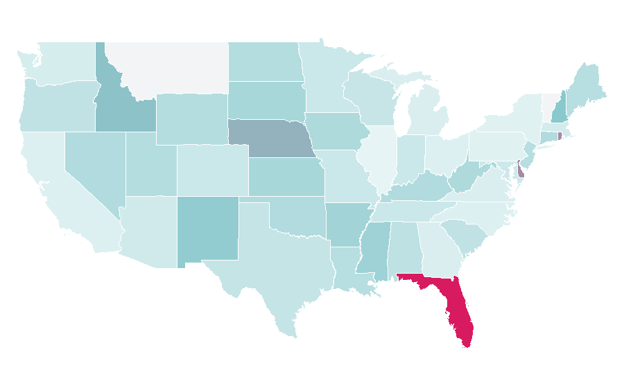 Affinity by region — Crecimiento Personal, United States
