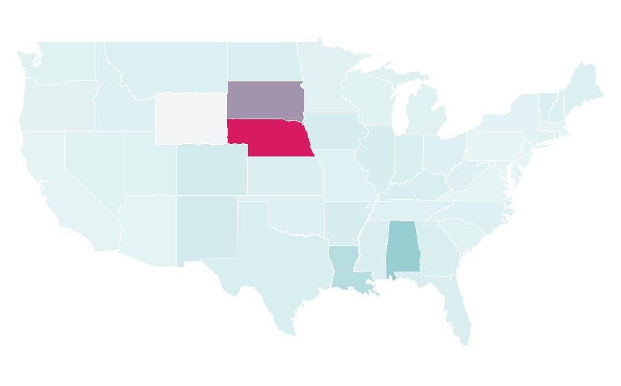 Affinity by region — Crime Stoppers, United States