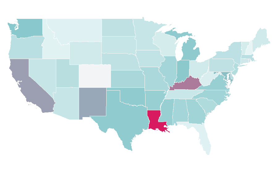 Affinity by region — Criteria, United States
