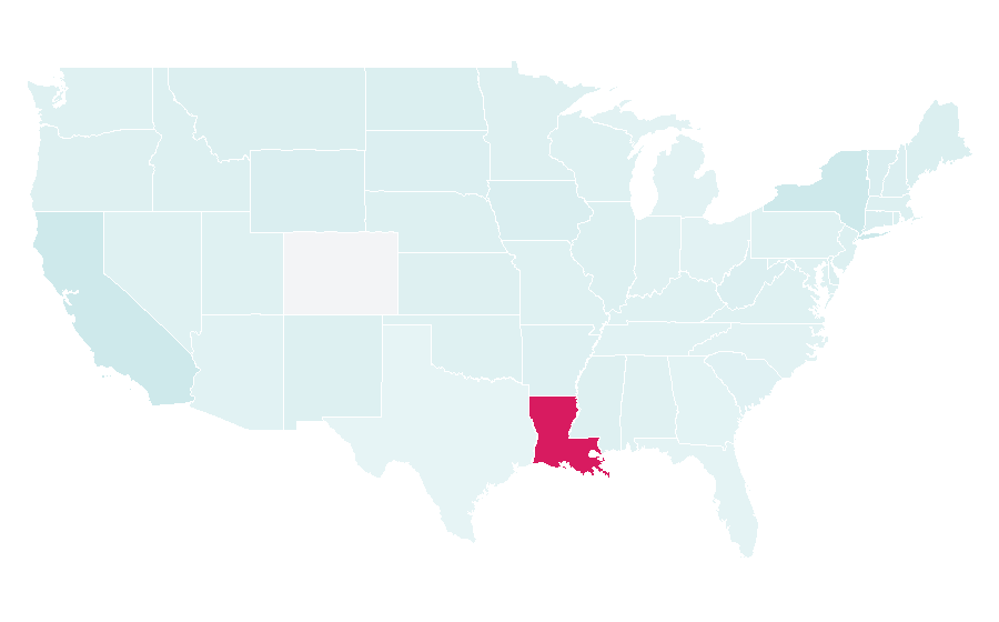 Affinity by region — Critics' Choice Movie Award, United States