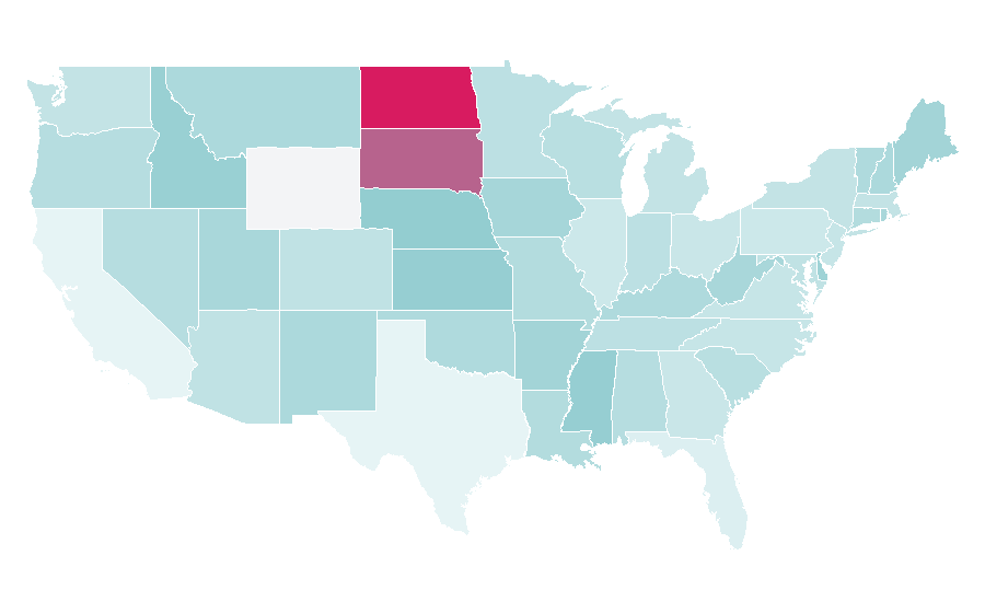 Affinity by region — Crop protection, United States