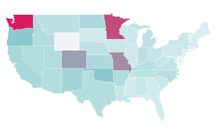 Affinity by region — CrossFire (game), United States