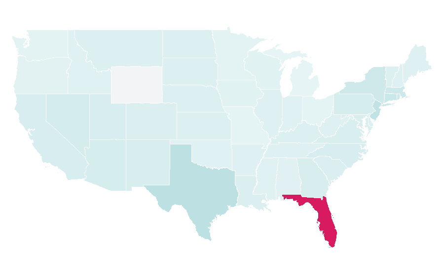 Affinity by region — Crucero, United States