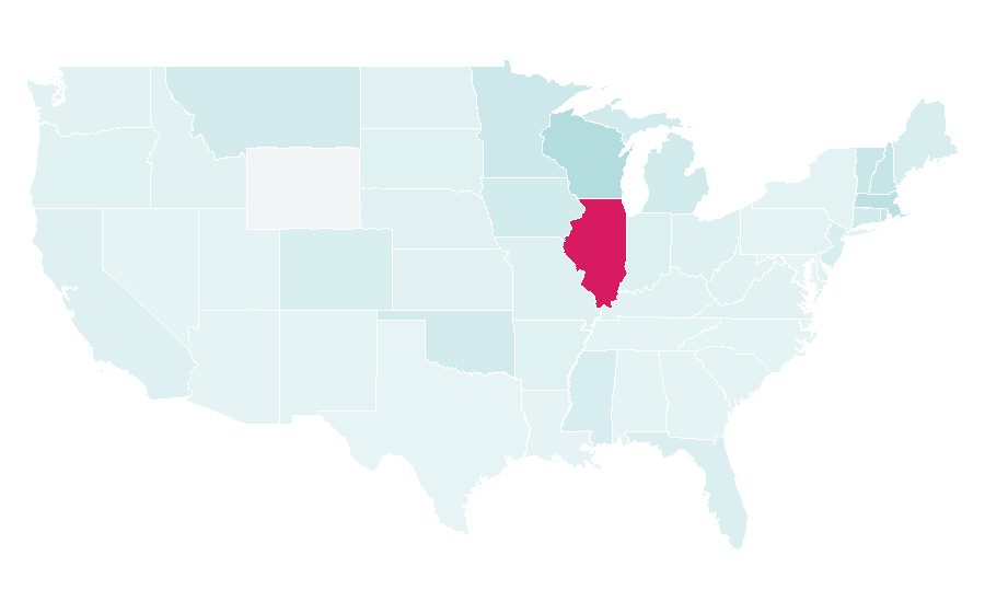 Affinity by region — Crystal Lake, United States