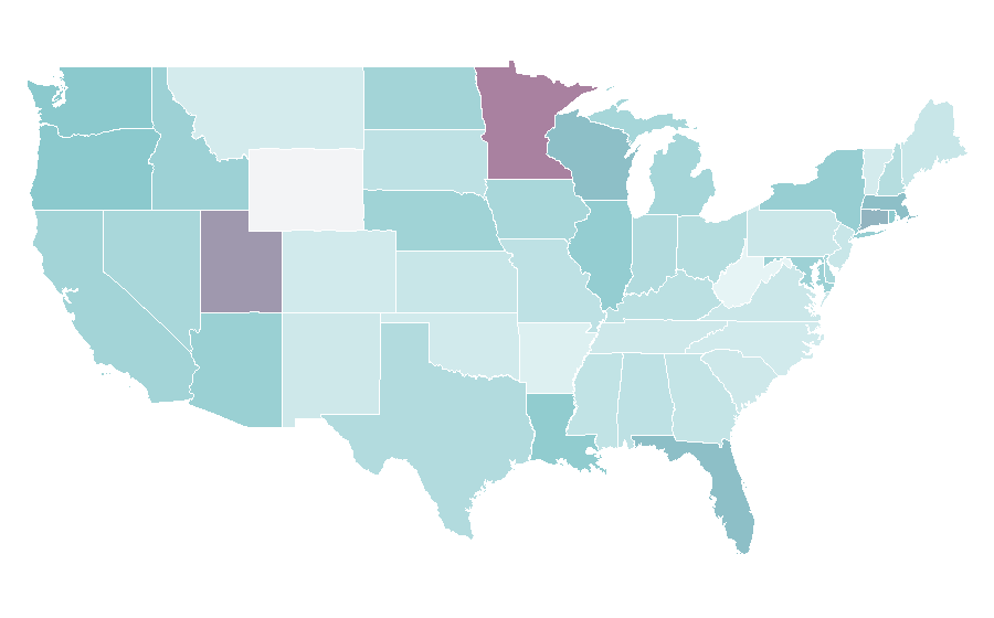 Affinity by region — Crystal Light, United States